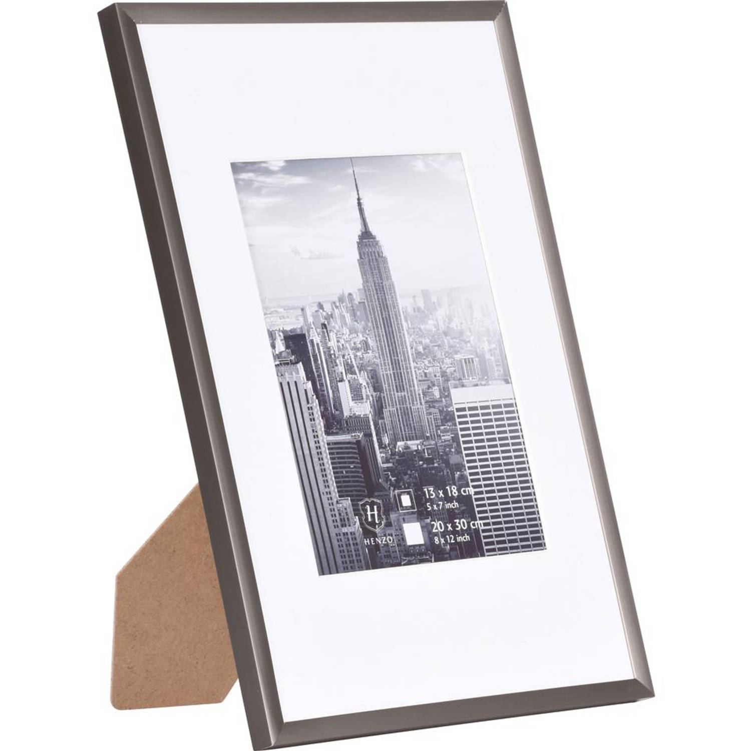 Of anders Bruin Faculteit Henzo fotolijst Manhattan - 20 x 30 cm - grijs | Blokker