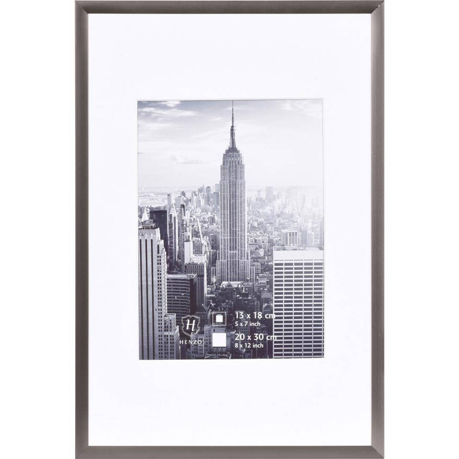 Omgeving Plunderen Smeren Henzo fotolijst Manhattan - 20 x 30 cm - grijs | Blokker