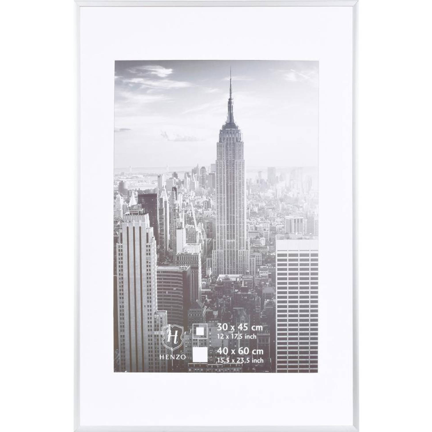 Henzo fotolijst Manhattan 40x60 cm zilver