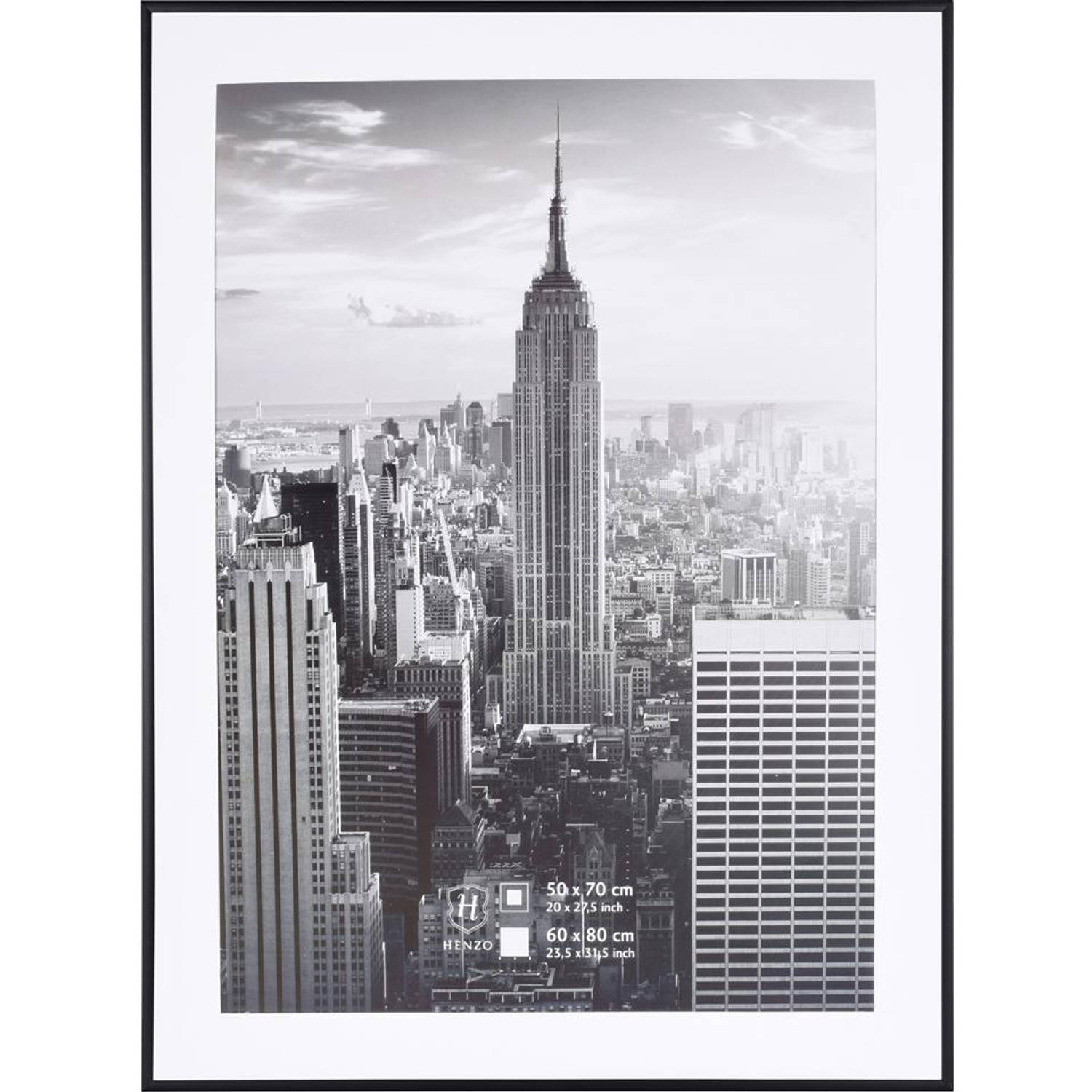 geloof Verhandeling Alice Henzo fotolijst Manhattan - 60 x 80 cm - zwart | Blokker