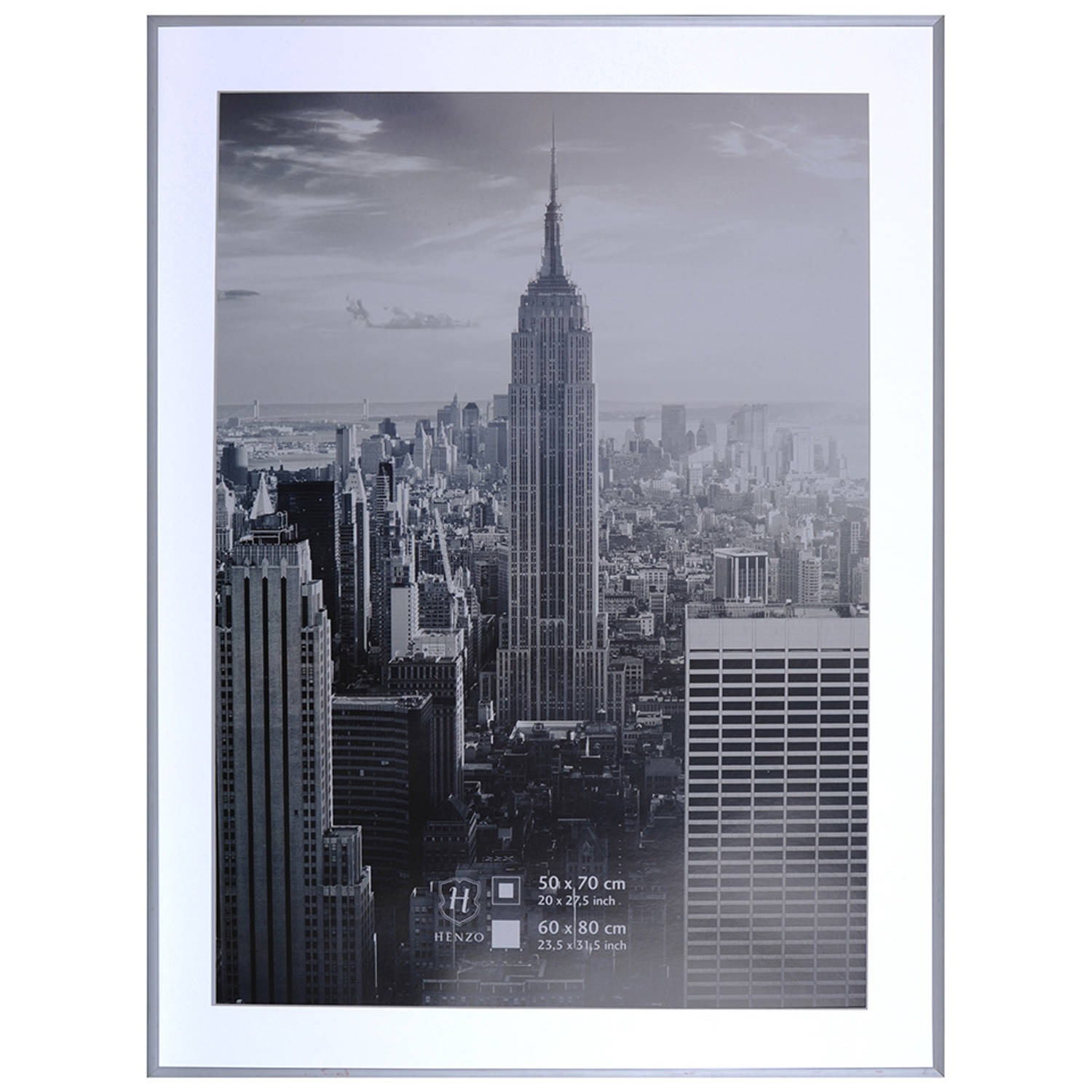 Henzo fotolijst Manhattan 60x80 cm zilver