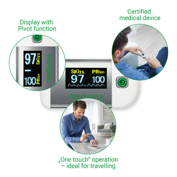 Medisana saturatiemeter PM 100