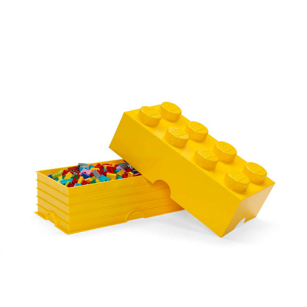 LEGO Brick 8 opbergbox - geel