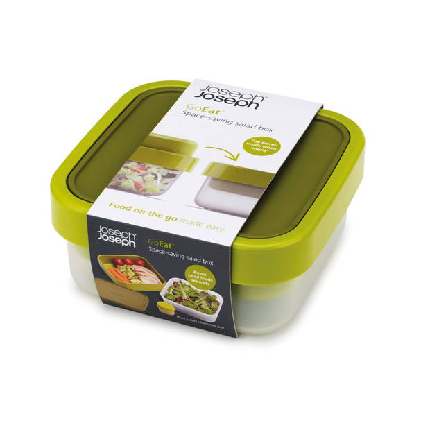 GoEat Saladebox 3 in 1 groen - Joseph Joseph