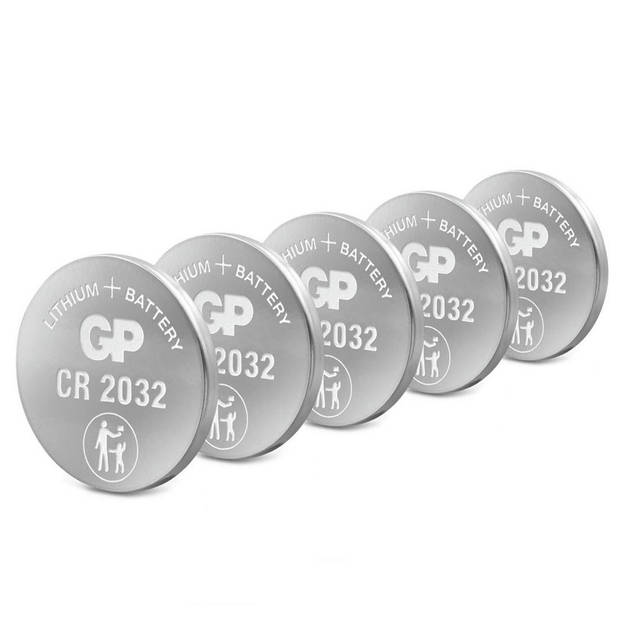 GP lithium knoopcel cr2032 - set van 5 stuks