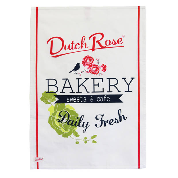 Dutch Rose theedoeken Bakery - 50 x 70 cm - 2 stuks