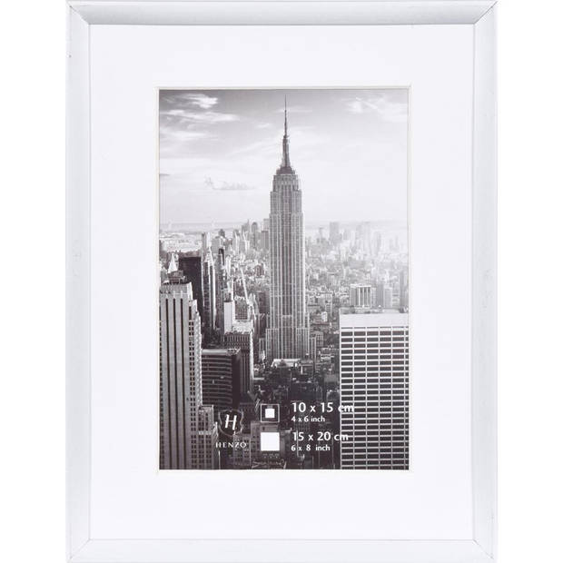Henzo fotolijst Manhattan - 15 x 20 cm - zilverkleurig
