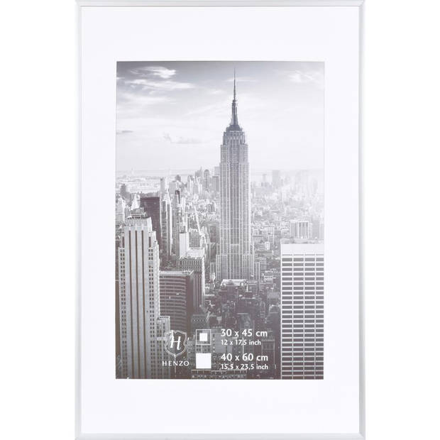 Henzo fotolijst Manhattan - 40 x 60 cm - zilverkleurig