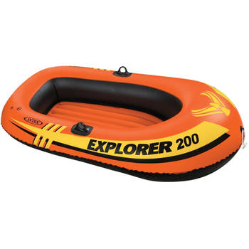 Intex opblaasboot Explorer Pro 200 oranje 196 x 102 x 33 cm