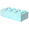 LEGO Brick 8 opbergbox - lichtblauw