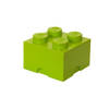 LEGO Brick 4 opbergbox - limegroen