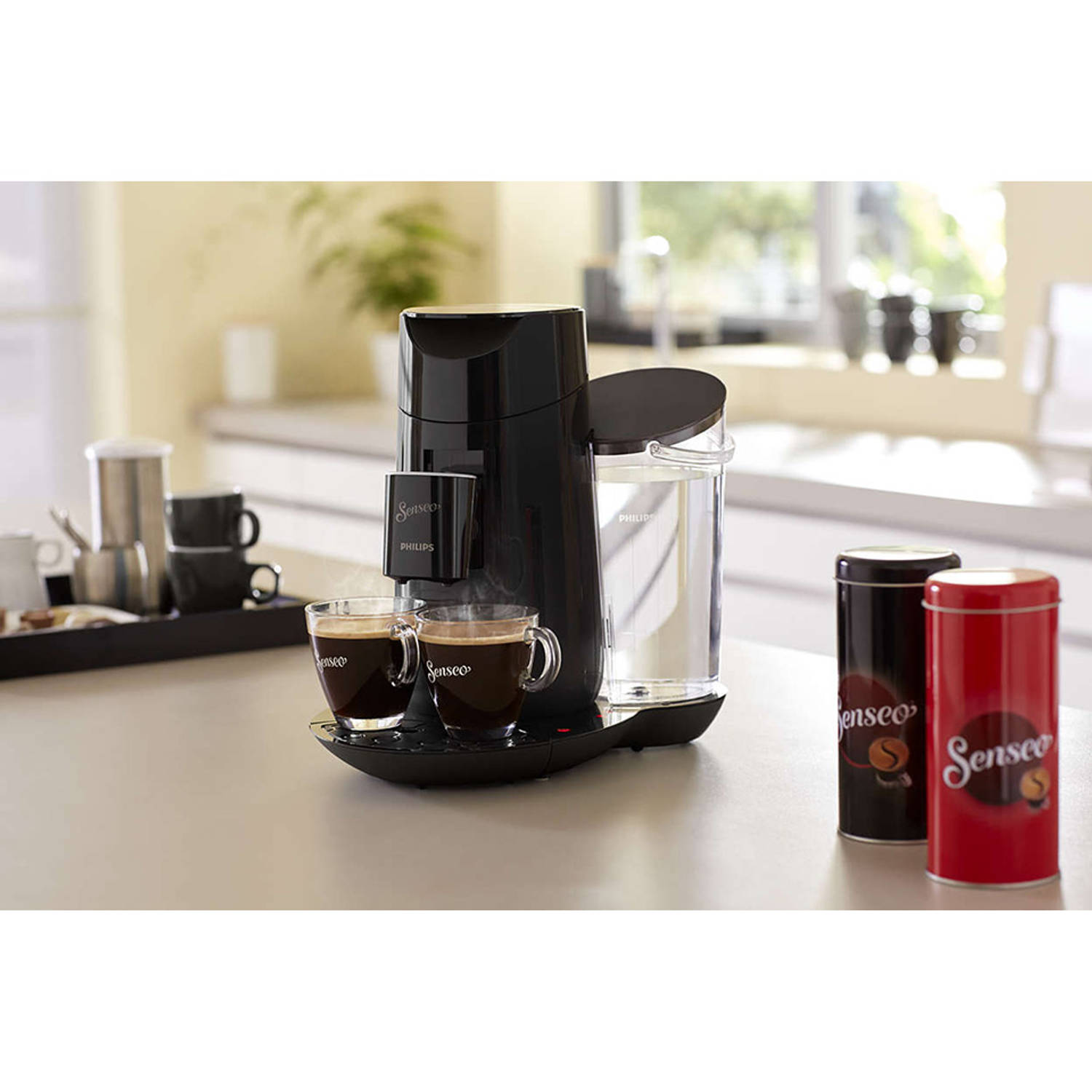 Philips SENSEO® Twist XL koffiepadmachine HD7871/60 - zwart Blokker