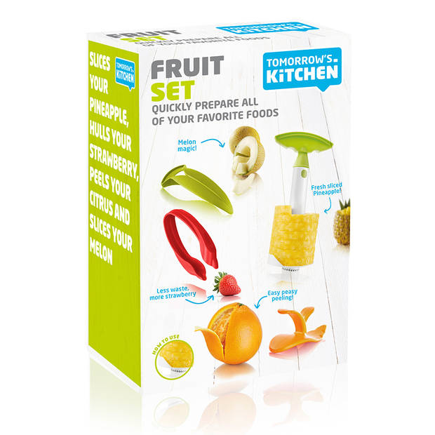 Tomorrow's Kitchen fruit set - multikleur