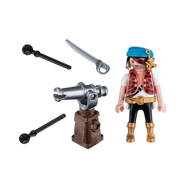 PLAYMOBIL Special Plus piraat met bronzen scheepskanon 5378