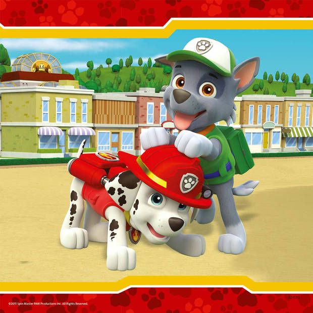 Ravensburger puzzel PAW Patrol helden met vacht - 3 x 49 stukjes