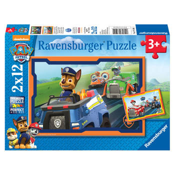 Ravensburger puzzel PAW Patrol in actie - 2 x 12 stukjes