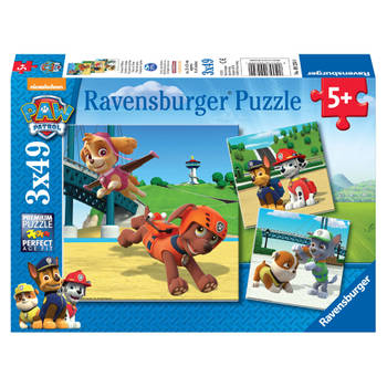 Ravensburger puzzel PAW Patrol team op 4 poten - 3 x 49 stukjes