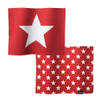 DDDDD Étoile - placemat set - rood - 2 stuks