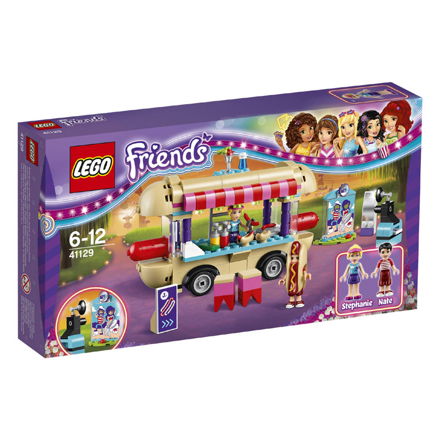 Lego Friends 41129 Pretpark Hotdog-wagen