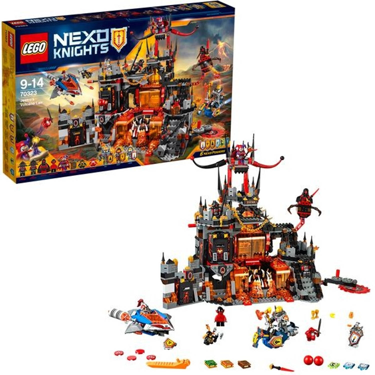 70323 Lego Nexo Knights Jestro&apos;s Vulkaanbasis