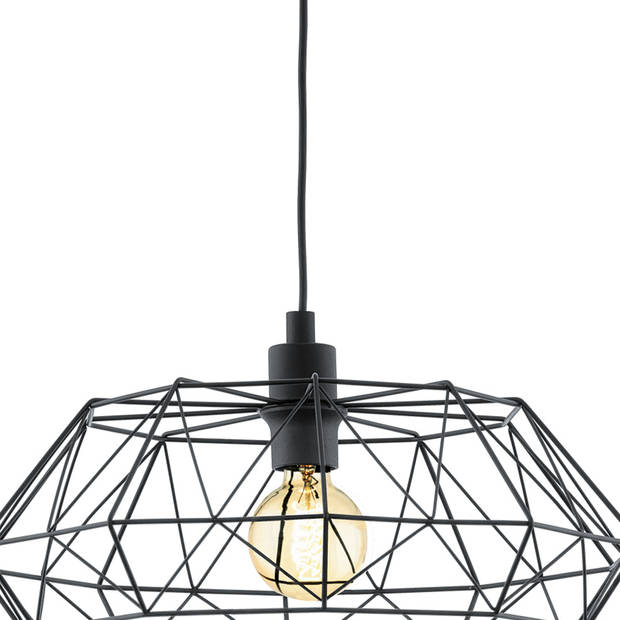 EGLO hanglamp Carlton 2 - zwart