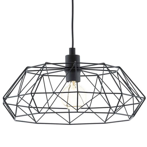 EGLO hanglamp Carlton 2 - zwart