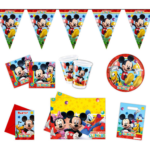 Mickey Mouse clubhuis feestpakket