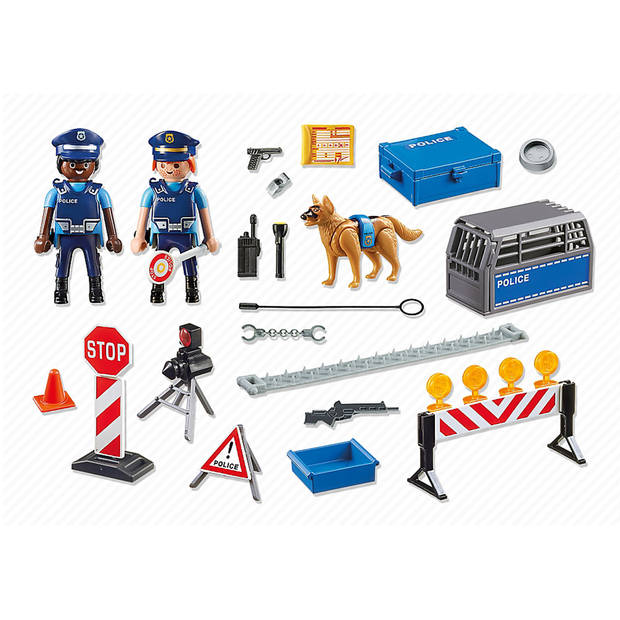 PLAYMOBIL City Action politiewegversperring 6924