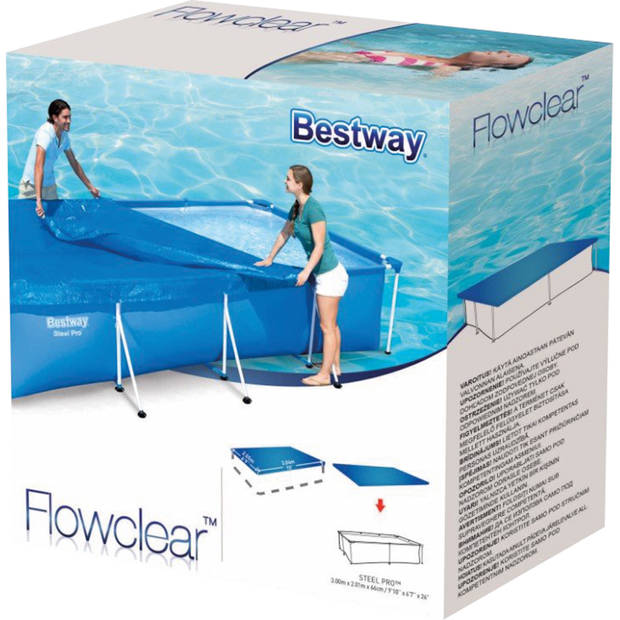 Bestway Splash afdekhoes voor zwembad - 300 x 201 cm