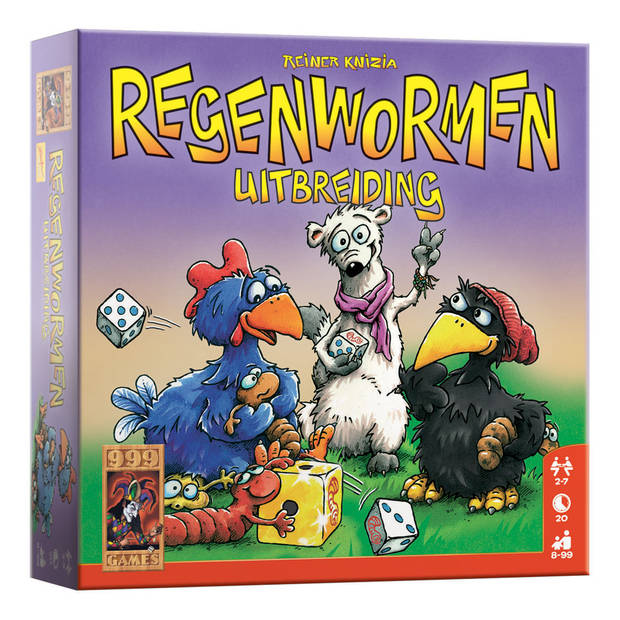 999 Games dobbelspel Regenwormen: Uitbreiding (NL)