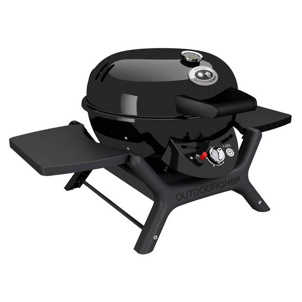 Outdoor Chef - Barbecue Gas P-420 G Minichef 30 mBar - Roestvast Staal - Zwart