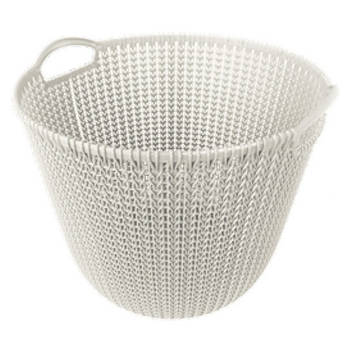 Curver knit mand - 30 liter - oasis white