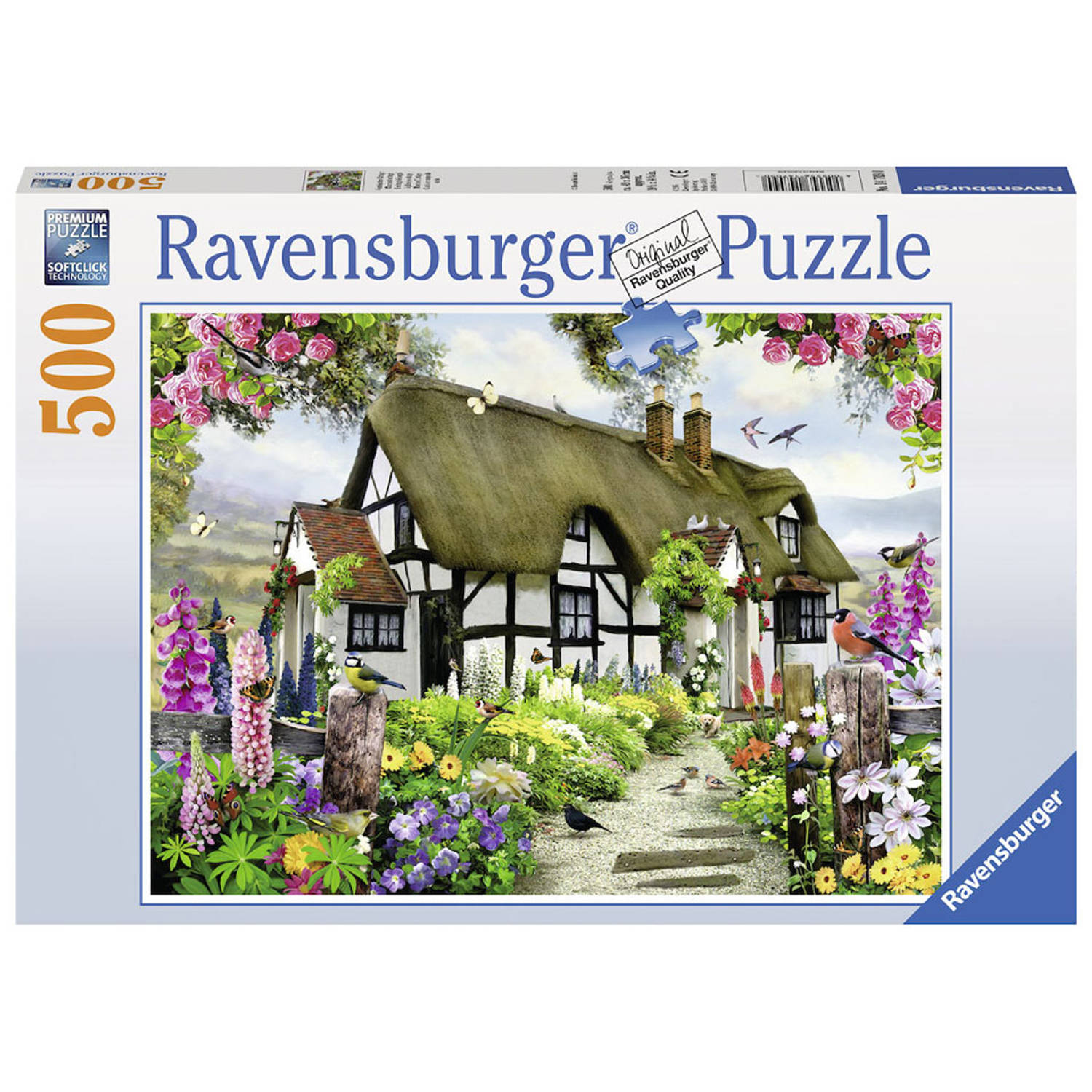 Ravensburger puzzel idyllische cottage 500 stukjes