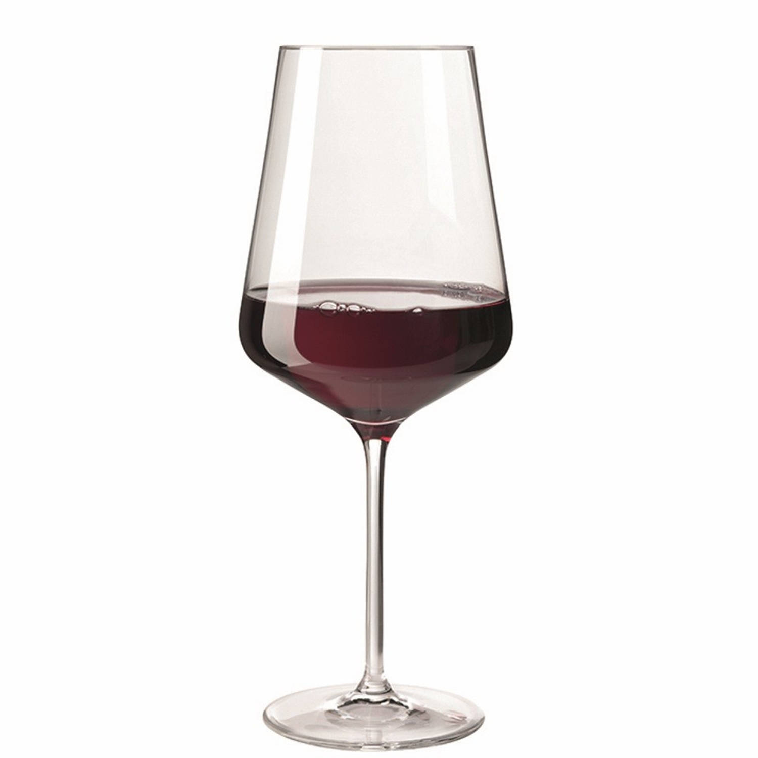 merk op Klusjesman katje Leonardo Puccini rode wijnglazen - 6 stuks | Blokker