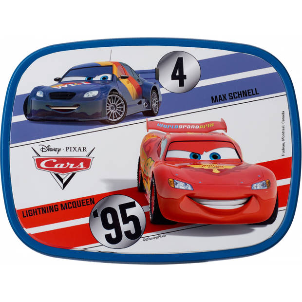 Disney broodtrommel Mepal Cars World Grand Prix rood