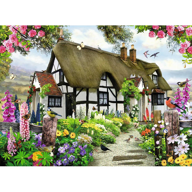 Ravensburger puzzel idyllische cottage - 500 stukjes