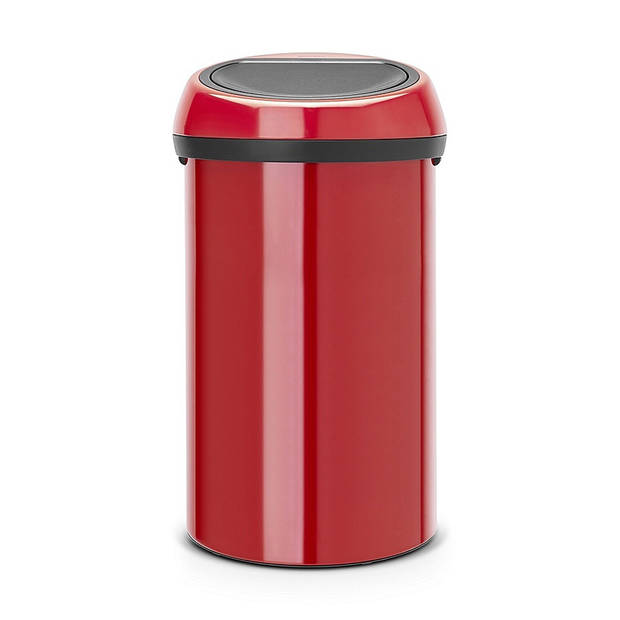 Brabantia Touch Bin afvalemmer 60 liter - Passion Red