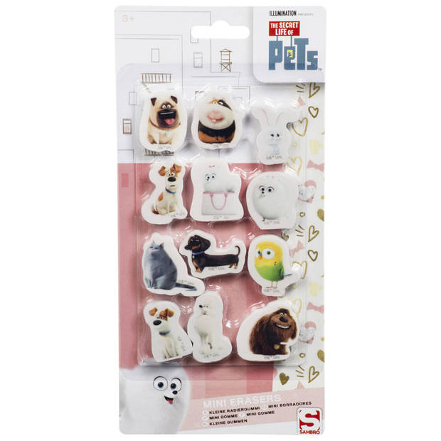 Secret Life of Pets 12 Gummen Op Kaart