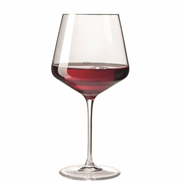 Leonardo Puccini rode wijnglazen - 6 stuks
