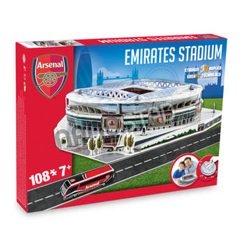 Nanostad 3D puzzel Arsenal FC Emirates Stadium - 108 stukjes