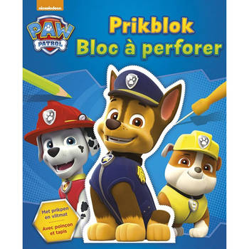 prikblok Paw Patrol met prikpen en viltmat 22 cm