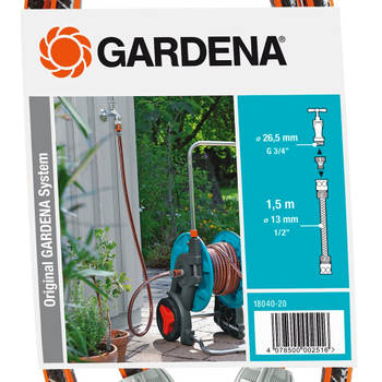Gardena aansluiting flexibele slang - 1/2 - 1.5m