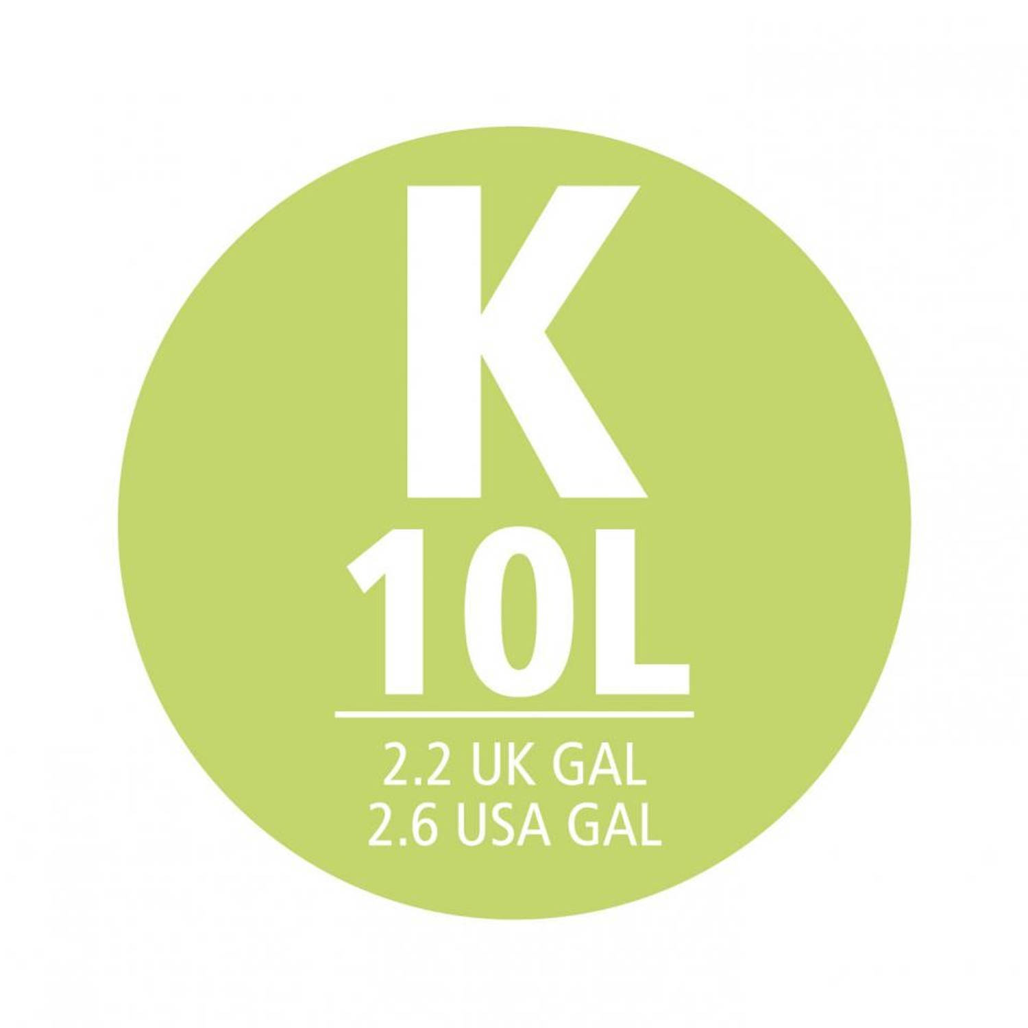 PerfectFit composteerbare afvalzak code K, 10 liter, 10 stuks/rol - Green