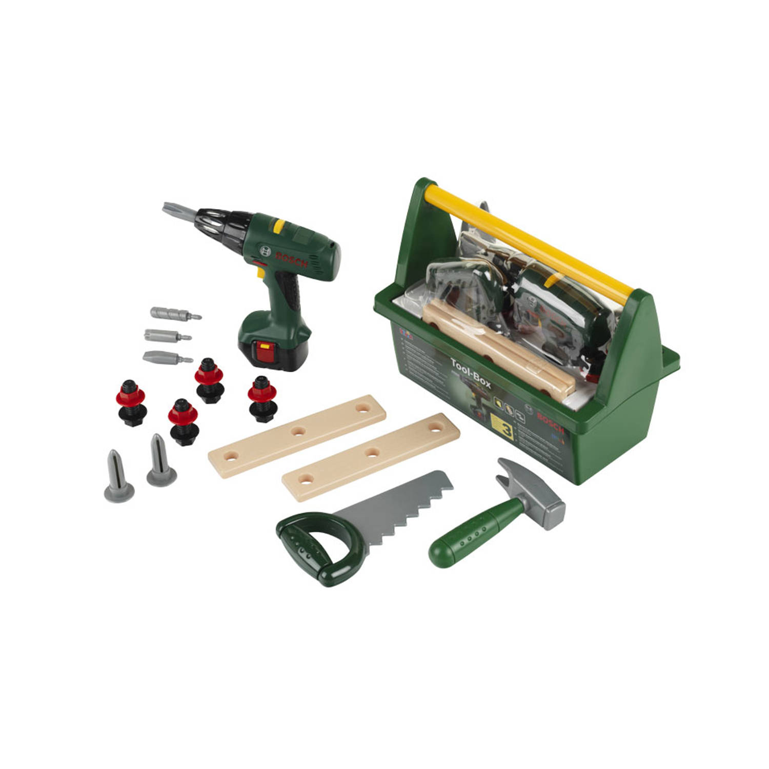 uitstulping impliceren Acquiesce Bosch speelgoed mini gereedschapskist | Blokker