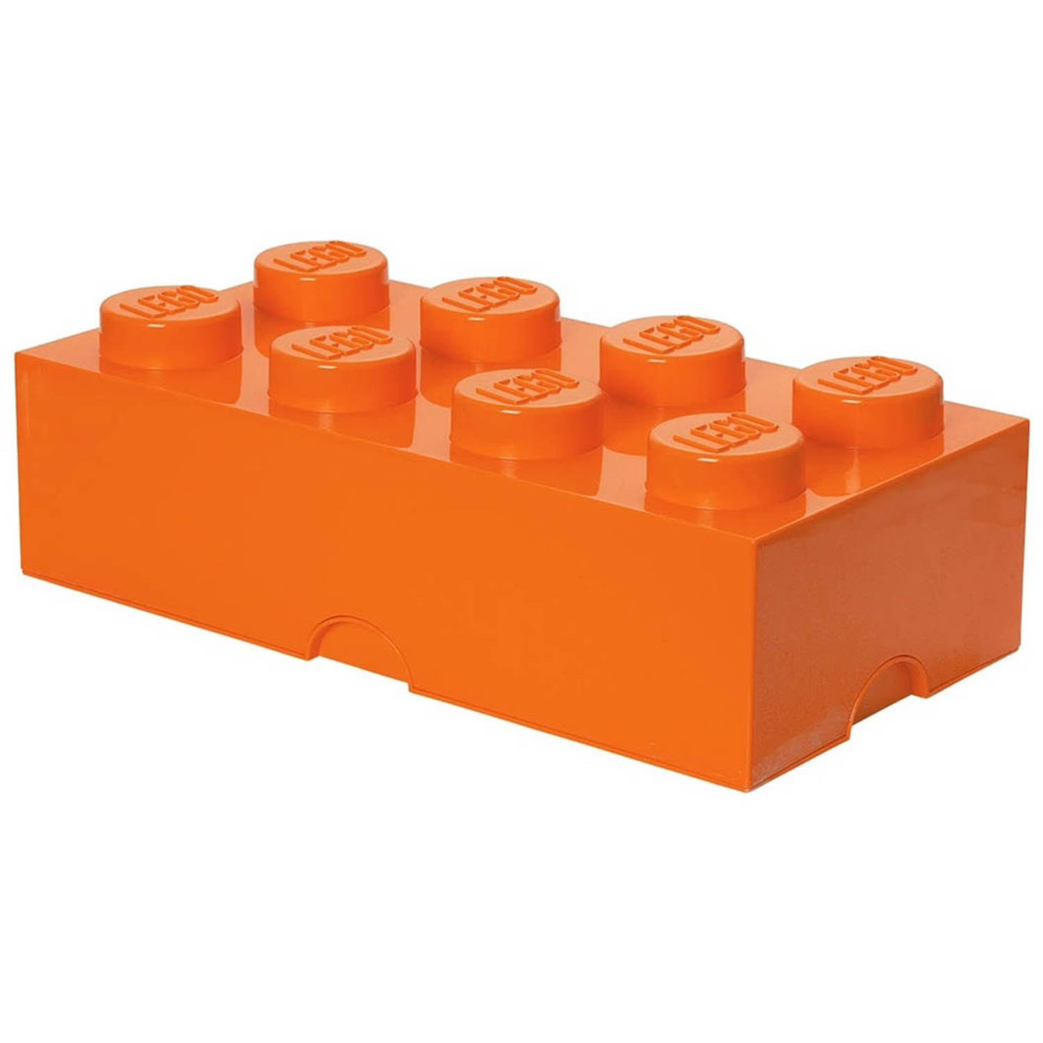 Opbergbox Lego: Brick 8 Oranje