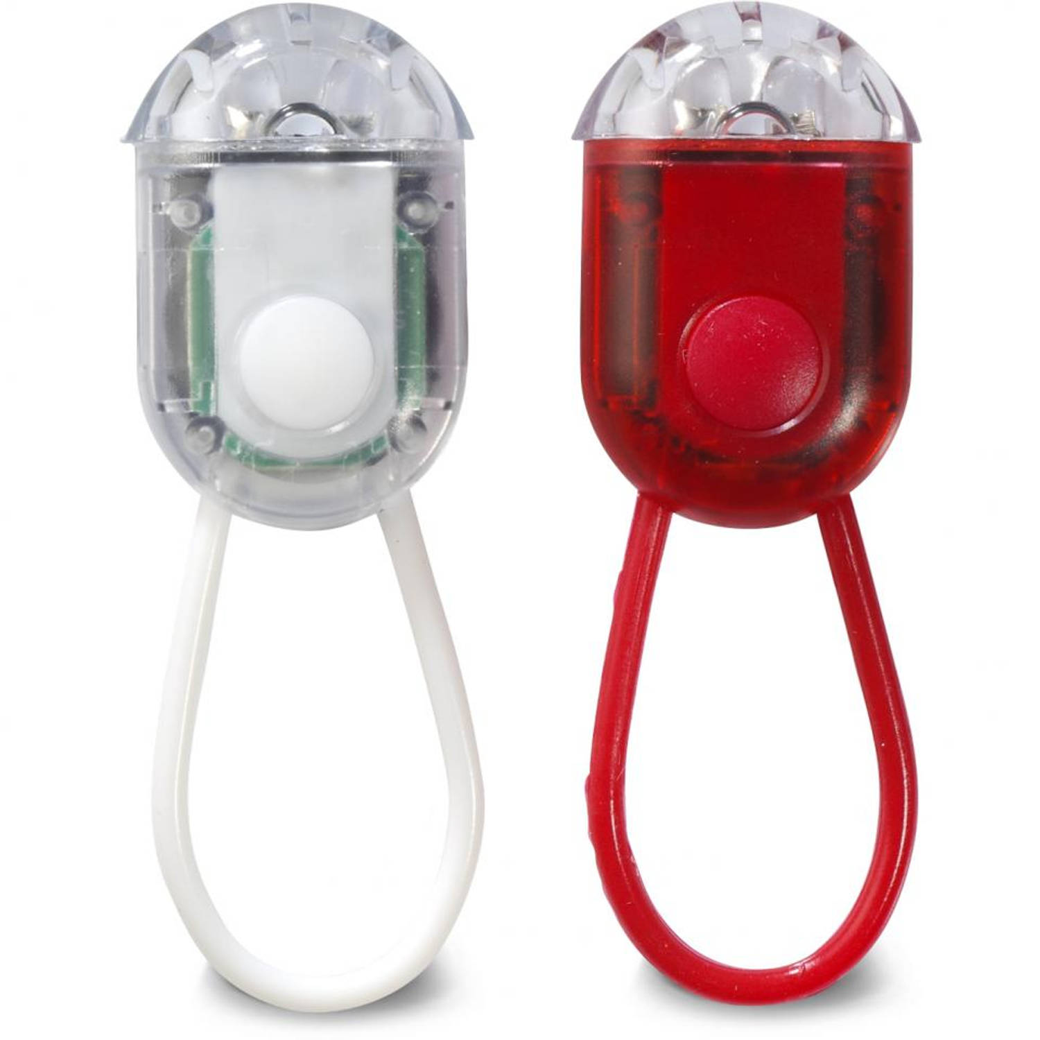breuk hefboom Labe Blokker LED fietslampen - transparant | Blokker