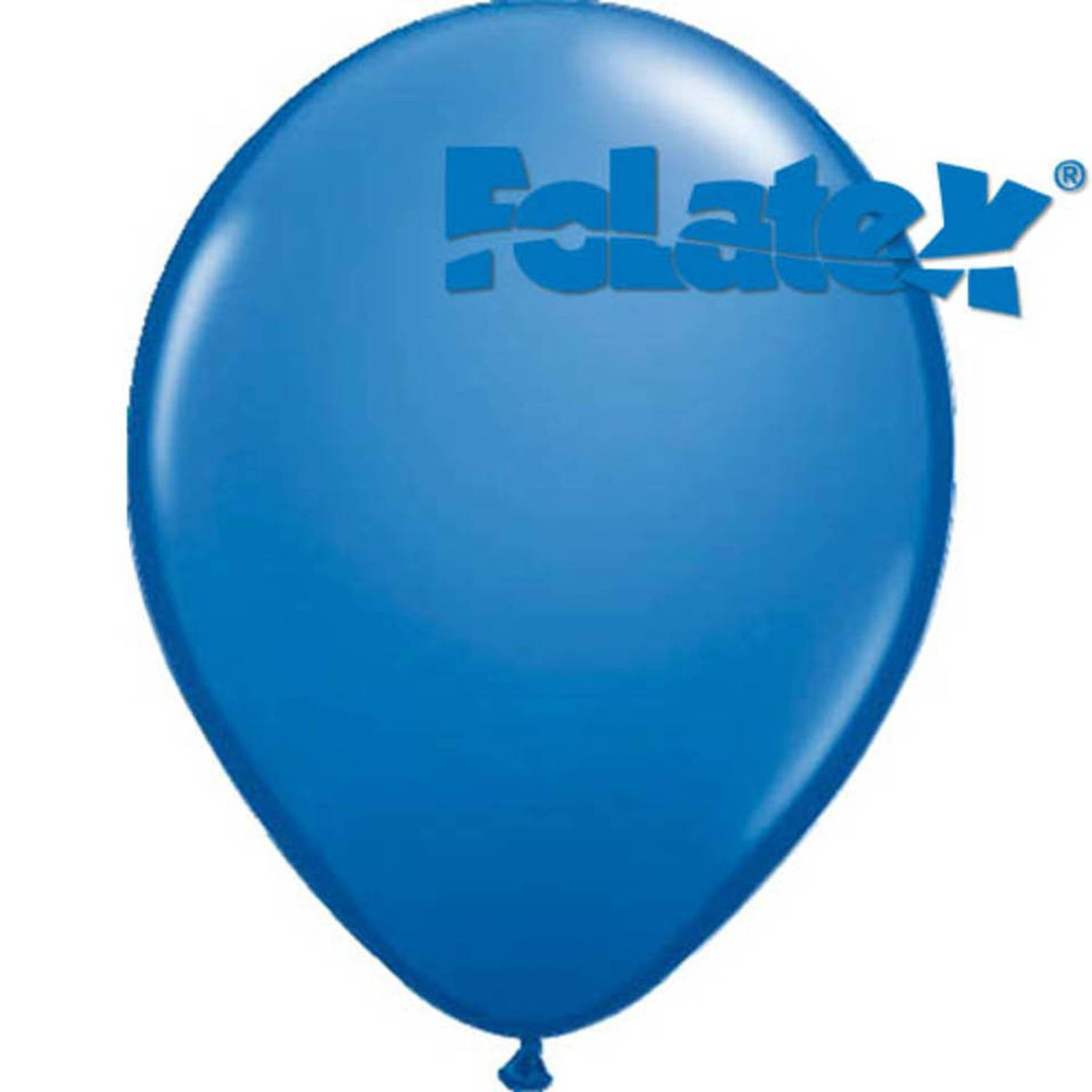 Ballonnen - 30 cm - 100 stuks -donkerblauw