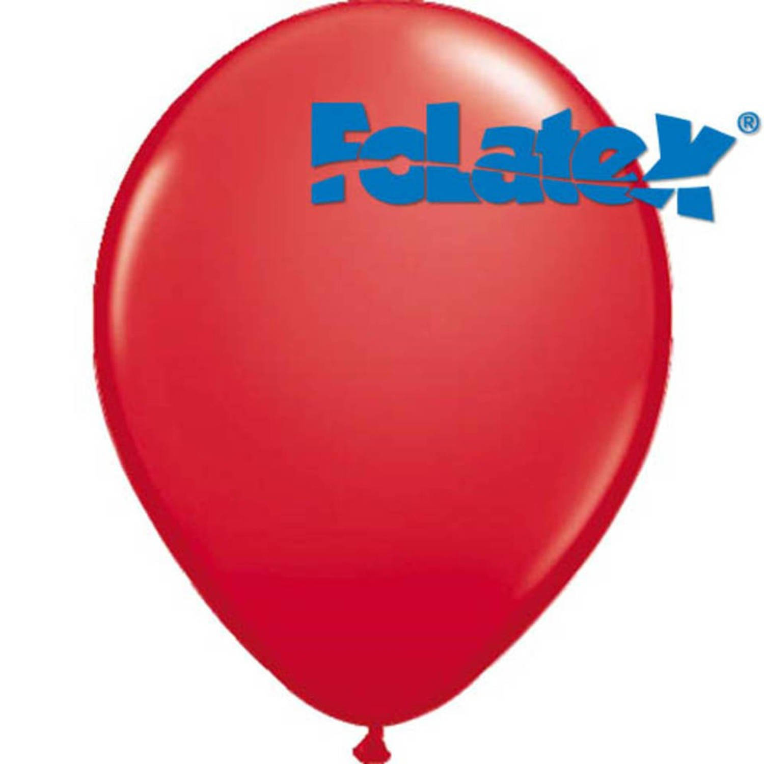 Rode ballonnen 100 stuks 