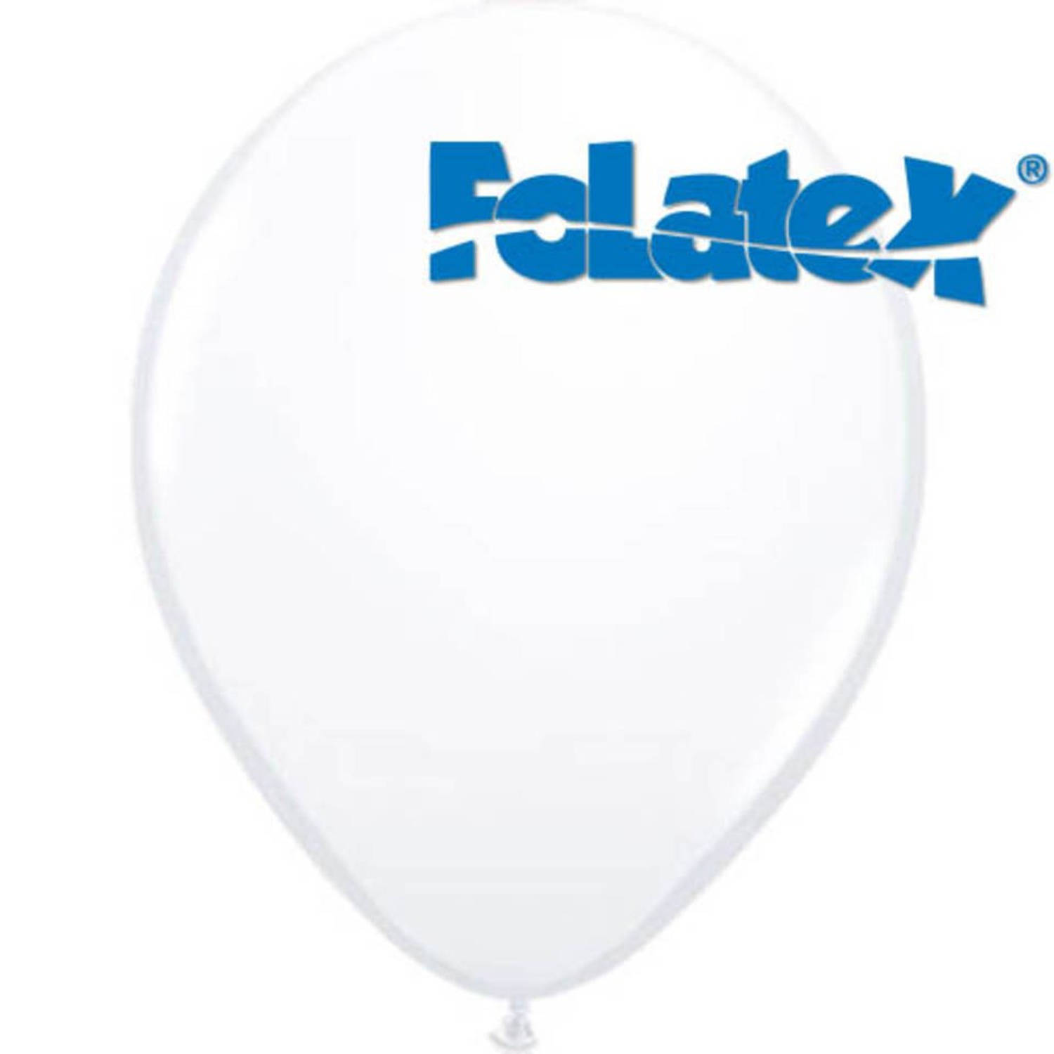 Folat Ballonnen Ballonnen wit 100 stuks Wit