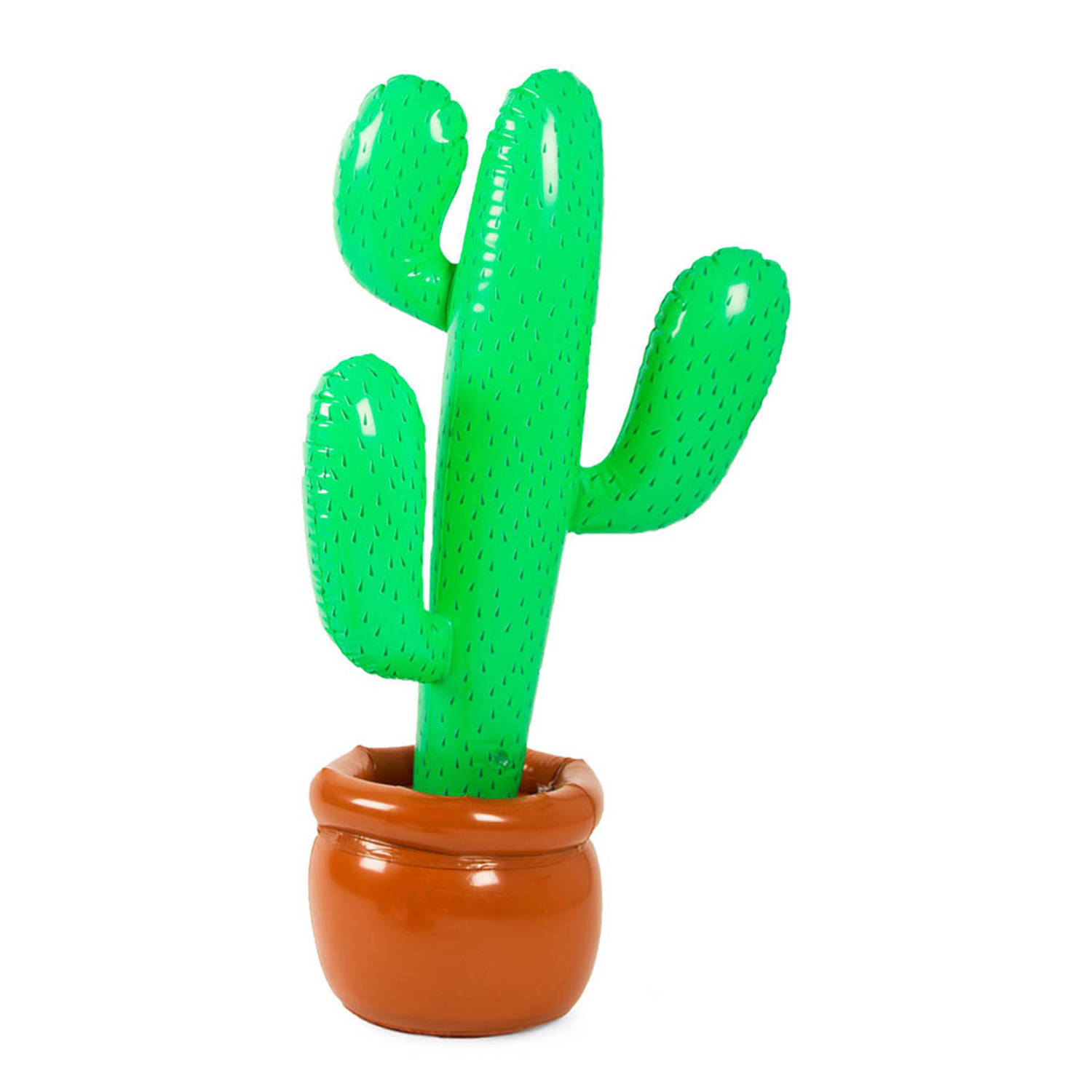 Folat Opblaasfiguur Cactus 85 Cm Groen/bruin
